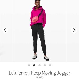 Lululemon Athletica Black Track Joggers